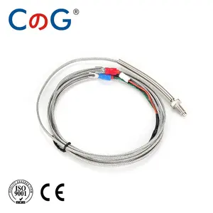 CG WRNT-02 1/4 'Vít K E J Loại 1 Mét 2M 3M 5M Dây Cáp Nối Cặp Nhiệt Điện Cảm Biến Nhiệt Độ Cho Điều Khiển Nhiệt Độ