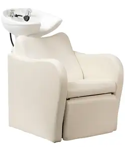 Taşınabilir kuaför yıkama koltuğu plastik şampuan haznesi masajlı saç yıkama koltuğu