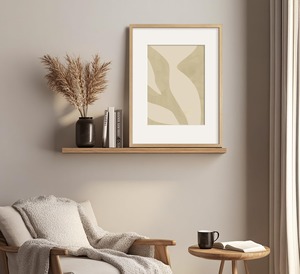 Minimalist Photo <b>Frame</b> Natural Oak Solid Wood Photo <b>Frame</b> <b>for</b> Art Photo and Prints - Product Image 6