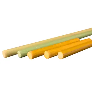 Factory Supply Flexible Durable 9 mm Grp Frp Solid Rod Fiberglass Rods Fiberglass Solid Rod