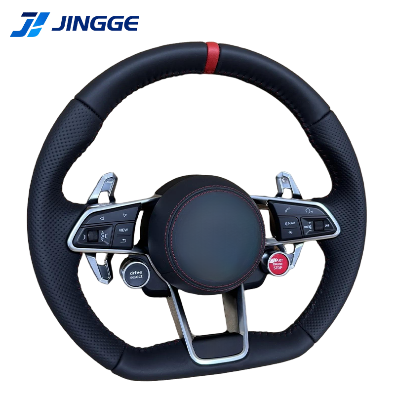 Style 1 Cuir noir étiquette rouge