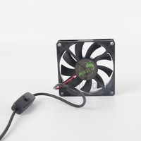 Mini ventilateur d'échappement sans balais, Ultra-mince, extracteur d'air, pour Terrarium, augmente le taux d'oxygène