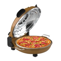 Grand four à pizza rond multifonctionnel de 12 pouces intégré dans le four à pizza d'intérieur électrique commercial