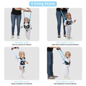Arnés para caminar para bebés, transpirable, de mano, ajustable, ayuda para levantarse, cinturón de aprendizaje para niños de 8 a 24 <span class=keywords><strong>meses</strong></span>, actividad para bebés - Product Image 4