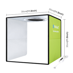 PULUZ PU5032 Boîte à lumière annulaire LED de 30 cm pour photographie avec 6 fonds de couleur – <span class=keywords><strong>Meilleur</strong></span> prix - Product Image 4