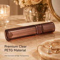 Tubes de brillant à lèvres vides en PETG de 3 ml, portables, étanches, pour huile à lèvres et gloss, emballage cosmétique personnalisé avec logo