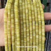Perles d'espacement en pierre naturelle Abacus 2*6mm, 160 pièces/brin, perles lâches pour la fabrication d'accessoires de bijoux DIY