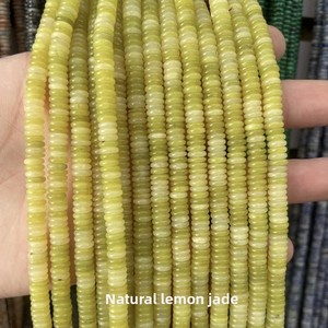 Perles d'espacement en pierre naturelle Abacus 2*6mm, 160 pièces/brin, perles lâches pour la fabrication d'accessoires de bijoux DIY - Product Image 4