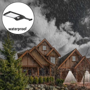 Tự động PIR cảm biến chuyển động <span class=keywords><strong>LED</strong></span> ấm trắng năng lượng mặt trời Vườn Đèn tường không thấm nước đèn với Pathway báo động an ninh cho sử dụng ngoài trời - Product Image 5