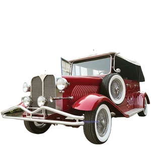 รถโค้ชท่องเที่ยวไฟฟ้าแบบวินเทจ6-Seater คลาสสิกได้รับการรับรอง CE - Product Image 1