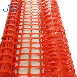 Valla de red de seguridad para construcción, Hdpe, naranja, advertencia