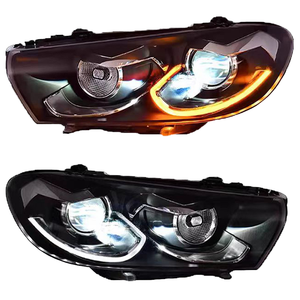 Ricambi Auto per Volkswagen <span class=keywords><strong>Scirocco</strong></span> 2008-2018 Nuovi Fari a LED 1.8T 2.0T con Lente Proiettore 6000k e Indicatore di Direzione DRL - Product Image 1