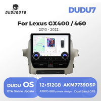 DUDUAUTO DUDU7 A7870 AKM7739 DSP TDA7808 Amplificador QLED Navegación para Auto para Lexus GX400 GX460 2010-2022 J150