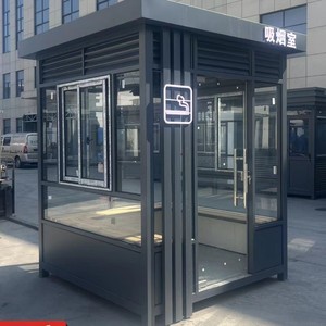 Pabellón para Fumadores de Aleación de Aluminio, Impermeable, para Uso Público en Exteriores, Área de Descanso para Supermercados - Product Image 2