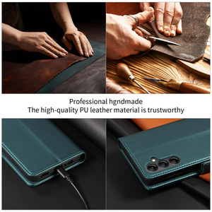 Étui portefeuille en cuir PU pour Google Pixel 11 Pixel 9A Sony <span class=keywords><strong>Xperia</strong></span> 10 VII avec protection RFID et fermeture magnétique, style vintage - Product Image 6