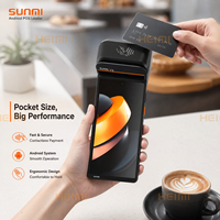 Terminal de point de vente mobile Sunmi V2s V3 avec imprimante, Android POS, écran tactile 5 pouces, 4G Wifi, machine de point de vente portable sans fil
