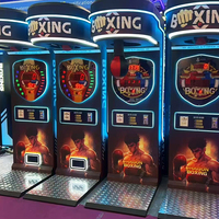 Machine de Jeu d'Arcade Focon à Monnayeur Multi-Valeurs, Jeu de Boxe Électronique et Mécanique en Acier Inoxydable et Fer