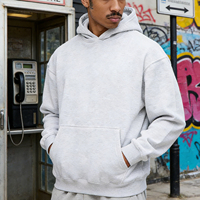 Sweat-shirts à capuche pour hommes en coton 100% avec logo personnalisé, épaules tombantes, coupe oversize, en molleton épais de qualité supérieure