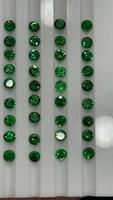 Tsavorite naturel vert grenat rond brillant coupe 100% Top AAA qualité 10 pièces Lot pour Super vente produit en vrac