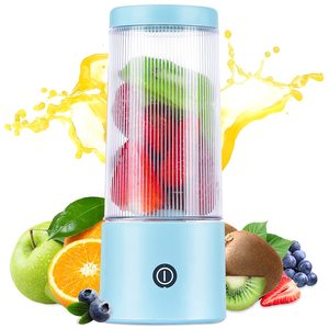 La más nueva máquina exprimidora de 6 cuchillas, licuadoras portátiles de jugo de fruta de 500ml, licuadora de máquina de frutas - Product Image 1