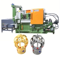 Machine de moulage sous pression à chambre chaude de haute précision LH-HC50T pour alliage de zinc, avec moteur PLC, pour la production d'ornements métalliques horizontaux