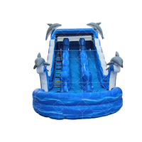 Glissière d'eau gonflable personnalisée de conception OEM prix de gros pour toboggan aquatique gonflable personnalisé