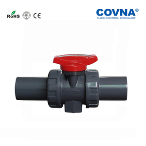 Vente de liquidation B2B COVNA : Vanne à boisseau sphérique manuelle 2 voies en PVC/UPVC/CPVC, filetage NPT PN16, PTFE, température moyenne - Product Image 6