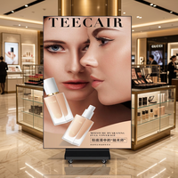 Affichage LED publicitaire numérique P2.5 P1.5 P1.2 GOB pliable pour intérieur, double face, trois LED, affiche pliable, écran LED pliable