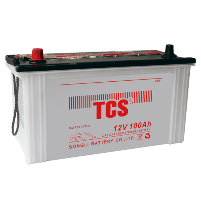 TCS Dry Charged Lead Acid 12v 100ah Car Battery 65d23l