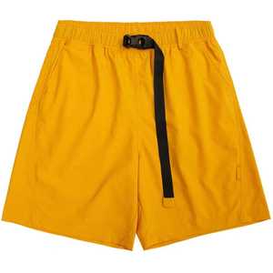 Haute qualité couleur unie été hommes Fitness course Sport Shorts séchage rapide respirant personnalisé sueur polyester Shorts - Product Image 1