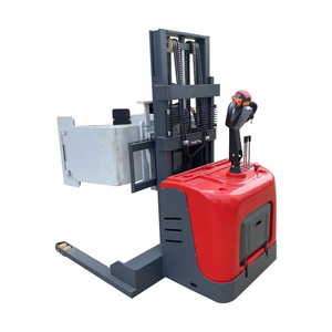 WELIFTRICH 500kg 700kg 1000kg Electric Stacker with Paper Roll <strong>Clamp</strong> Stacker Electric Drum Rotator Electric Lifter <strong>Truck</strong> - Product Image 6