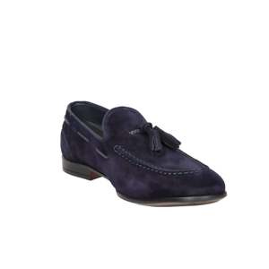 Mocasines Gino Tagli para Hombre, Azules, de Gamuza, con Borlas, Talla 39 - Product Image 4