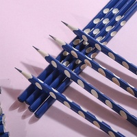 Crayons triangulaires pour enfants avec correction de la prise en main, crayons 2B, lot de 30