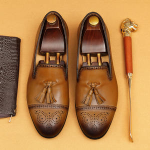 Mocasines de Cuero Genuino con Cordones, Diseño Nuevo 2026, Transpirables y Antideslizantes, Zapatos para Oficina y Trabajo - Product Image 4