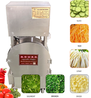 Coupe-légumes et fruits automatique industriel chinois pour plantains, ananas, bananes, manioc, usage commercial, 1,3 kW, garantie 1 an