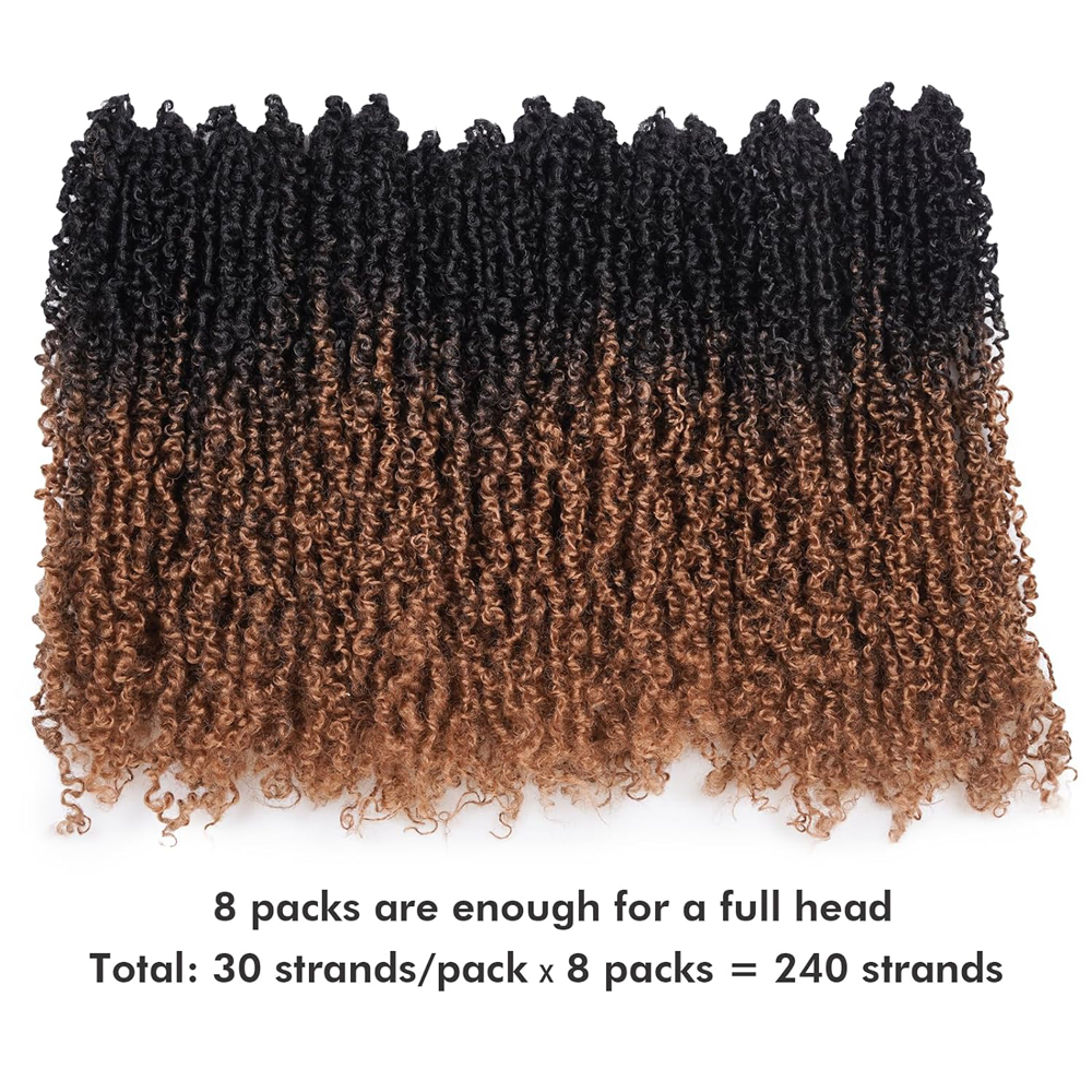 Yanky Twist Crochet Hair Pre Looped Mini Twist Micro Yaki Twist Synthetic Curly Crochet Hair Extensions for Black Women