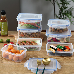 Contenedor de almacenamiento de cocina duradero, Base antideslizante, caja de comida de 1000Ml, caja de mantenimiento fresco, contenedor de almacenamiento de alimentos para almacenamiento de almuerzo de oficina - Product Image 4