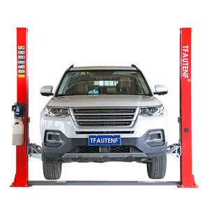 TFAUTENF CE 4T Pont élévateur automobile robuste, conception à 2 poteaux avec plaque de base, colonnes renforcées pour usage commercial quotidien - Product Image 5