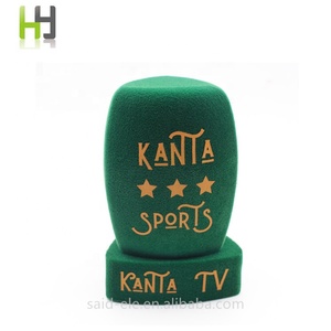 Cubierta de Micrófono para Exteriores con Logotipo de Canal Impreso, Micrófono Inalámbrico con Protección Contra el Viento, Esponja Protectora de Micrófono para Reporteros - Product Image 3