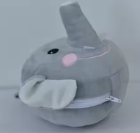 Oreiller en peluche animal créatif prêt pour le voyage avec masque pour les yeux caché Produit de confort pour enfants