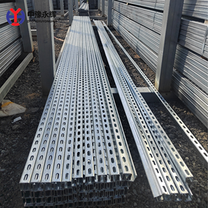 Palette industrielle ventilée en <span class=keywords><strong>acier</strong></span> galvanisé, profilé en <span class=keywords><strong>acier</strong></span>, plateau à canaux plats, profilé Unistrut, profilé en C rainuré, <span class=keywords><strong>prix</strong></span> - Product Image 1