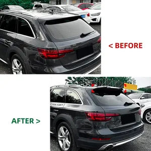 For B9 Avant <b>Sline</b> 2017-2024 Car Rear Trunk Roof Middle /Top Wing Tail Spoiler Lip Trim Body Kit - Product Image 2