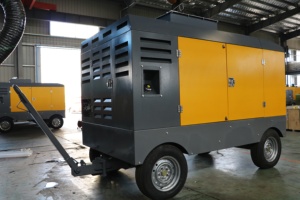 Airstone Di Động Di Động Di Chuyển Động Cơ Diesel Trục Vít Máy Nén Khí Cho Khai Thác Mỏ Công Nghiệp Heavy Duty 185 Cfm 428cfm - Product Image 4