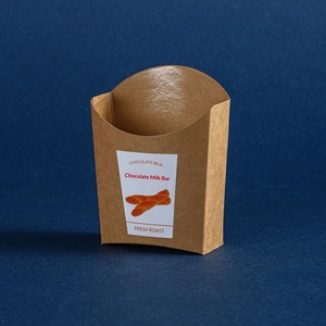 Vassoio in Carta Kraft di Grado Alimentare a Forma di Corno di Toro Dorato, Scatola Personalizzabile per Cioccolato, Barrette al Latte, Sandwich al Formaggio - Product Image 6