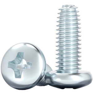 Tianzhuo Hardware Self-Tapping <b>Screws</b> M2 <b>M3</b> M4 M5 M6 Cross Head Galvanized Pan Head Metric 8.8 Grade A - Product Image 1