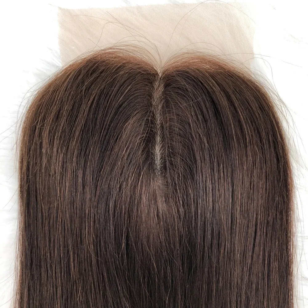 ベストセラー #613ブロンドシンシルクレースベースヘアピーストッパー/女性用カツラ100% レミー人毛