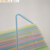 Paille en PLA biodégradable de qualité alimentaire 100% paille Bio colorée écologique paille à boire en PLA