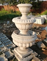 Moule de pot de fleurs en béton Reazone RZF 60cm/23.6" en ABS, haute résistance, pour extérieur, jardin, porte