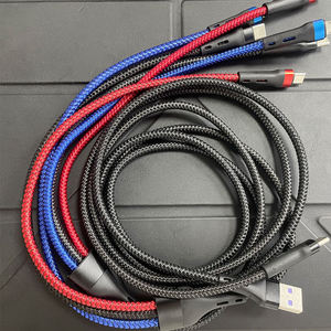 Hot Selling Custom 3 in 1 Multi Fast Charging Type Usb C <b>Phone</b> Charger Cable for iPhone <b>Micro</b> Type C Cable - Product Image 3