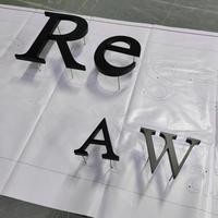 Letrero de Pared con Logotipo Empresarial 3D Personalizado en Metal, Letras de Acero Inoxidable Dorado y PVC, IP65 Impermeable, Decoración Publicitaria para Centros Comerciales